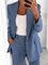 Casual Long Sleeve Solid Outerwear