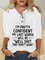 3/4 Sleeve Plus Size Printed Tops