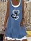 Casual Printed Sleeveless Crew Neck Dresses