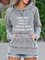 Long Sleeve Plus Size Printed Hoodie Sweatshirts