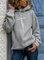 Long Sleeve Hoodie Letter Casual Sweatshirt