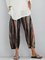 Stripes Pockets Casual Pants