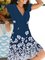 Holiday Short Sleeve V Neck Dresses