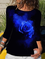 Plus size Floral Printed Casual T-shirt