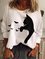 Casual Shift Long Sleeve T-shirt