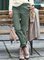Solid Casual Pants