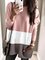 Color Block Loosen Casual Shirts & Tops