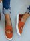 Halloween Pumpkin Patchwork Flat Shoes