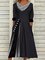 Casual Loosen V Neck Dresses
