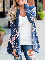 Casual Floral Cotton Cardigan