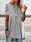 Casual Short Sleeve Round Neck Plus Size Tops T-shirts