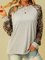 shift casual paneled shirts & tops