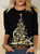 Christmas tree Crew Neck T-shirt