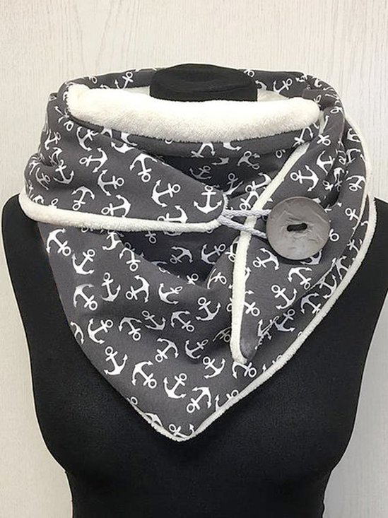 Anchor casual knitted scarf and shawl