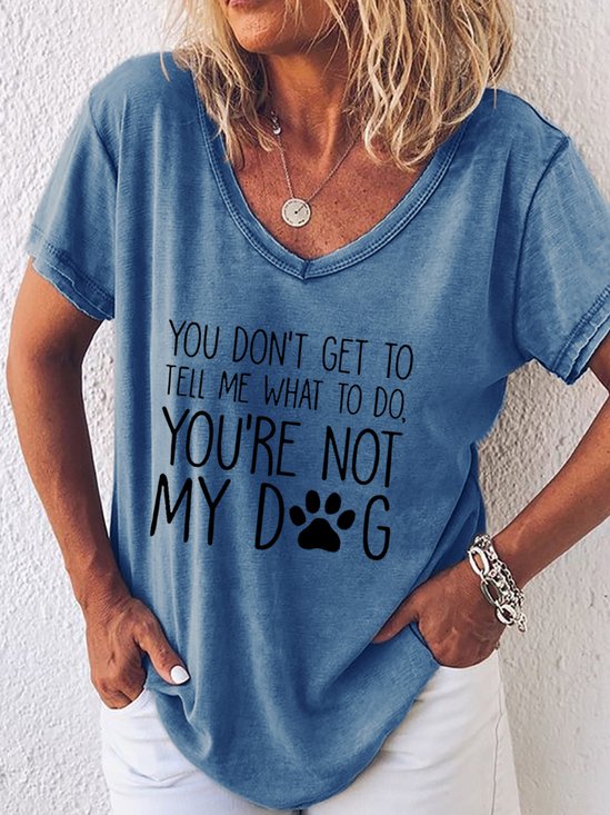 Funny Dog Lover Short Sleeve T-shirt