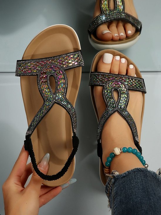 Wedge Heel Pu Summer Sandal