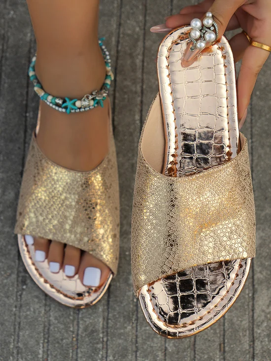 Casual Summer Slide Sandals