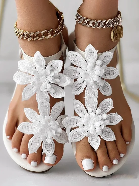 Plain Summer Vacation Pu Sandal