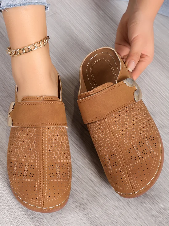 Pu Summer Casual Slide Sandals