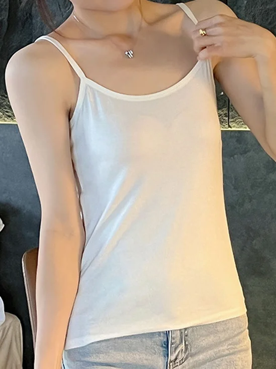 Plain Casual Loose Cami