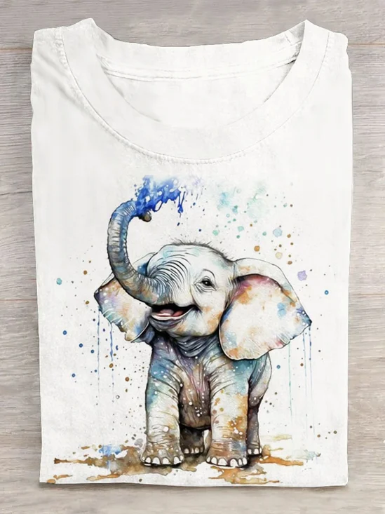 Elephant Casual T-Shirt