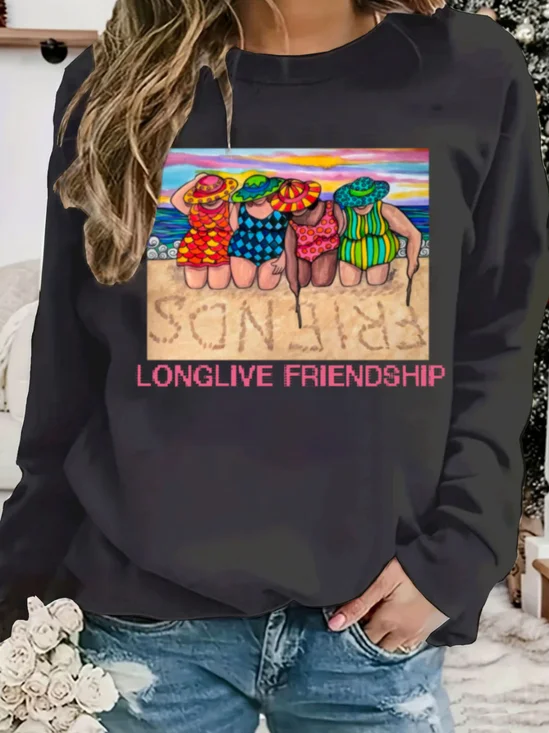 longlive friendship Sisterhood Sweatshirt