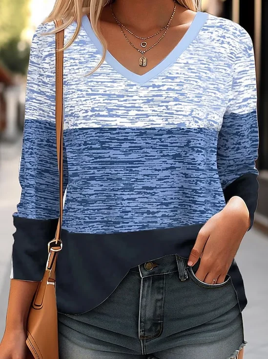 Casual Loose Buckle T-Shirt