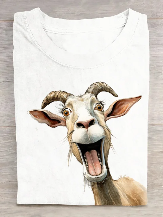 Sheep Loose Cotton T-Shirt