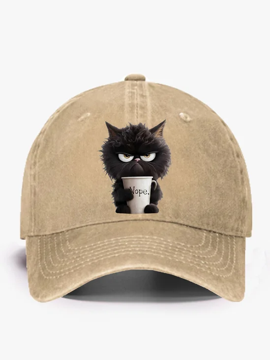 Cat Cotton Baseball Cap