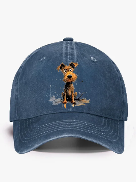 Dog Cotton Baseball Cap