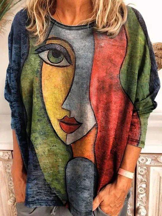Loose Face Casual Blouse