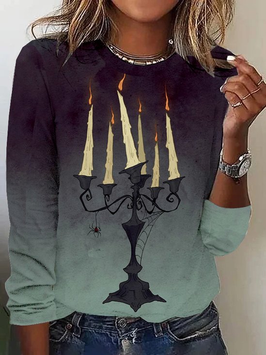 Halloween Regular Fit Casual T-Shirt