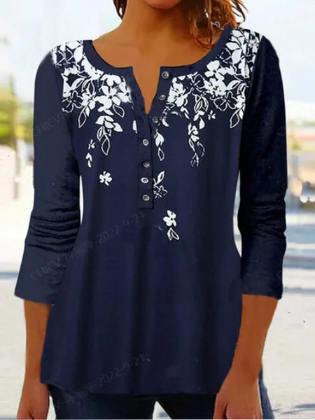 Floral Casual Blouse