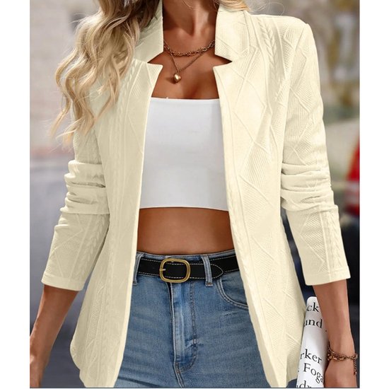 Women Casual Plain Autumn Loose Regular Jacket