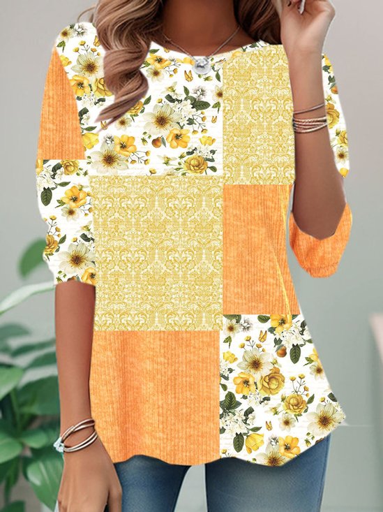 Casual Daisy Early Autumn T-Shirt