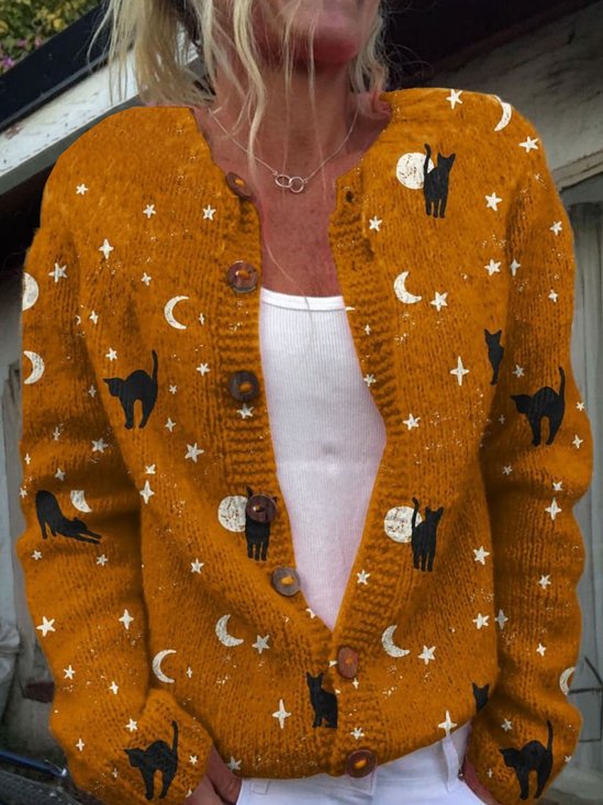 Cat Casual Cardigan