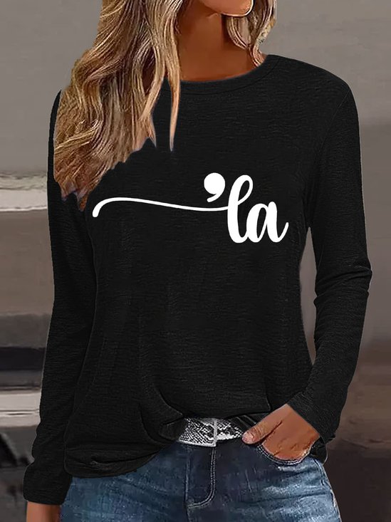 Comma La printed casual women's T-shirt