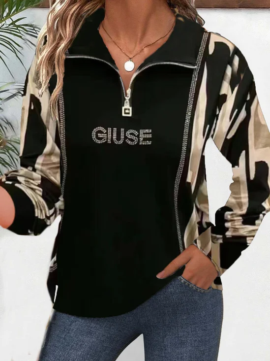 Casual Jersey Sweatshirt