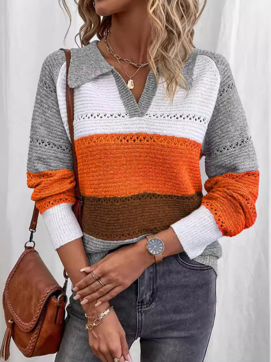 Casual Shawl Collar Sweater