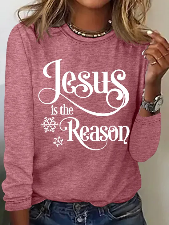 Jesus Is The Reason Casual Long Sleeve Shirt