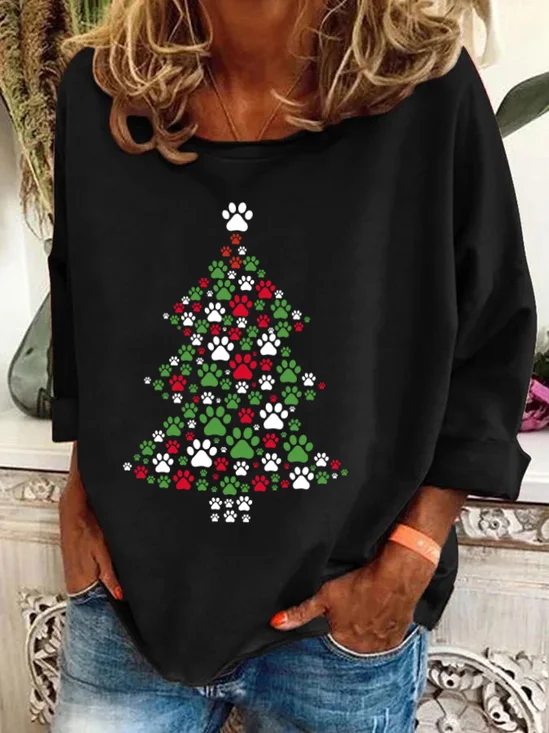Christmas Dog Casual Sweatshirt