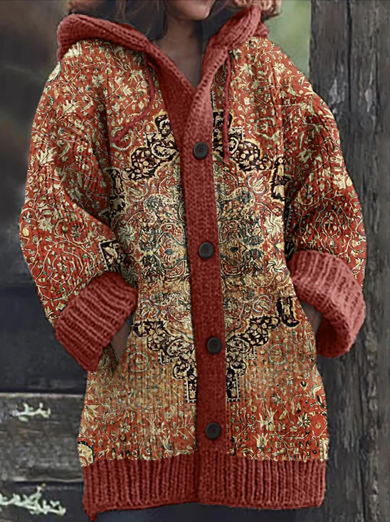 Regular Fit Wool/Knitting Casual Cardigan