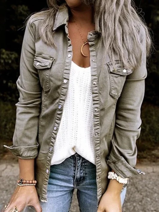 Striped Others Casual Jacket