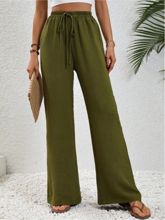 Casual Plain Sweatpants & Joggers