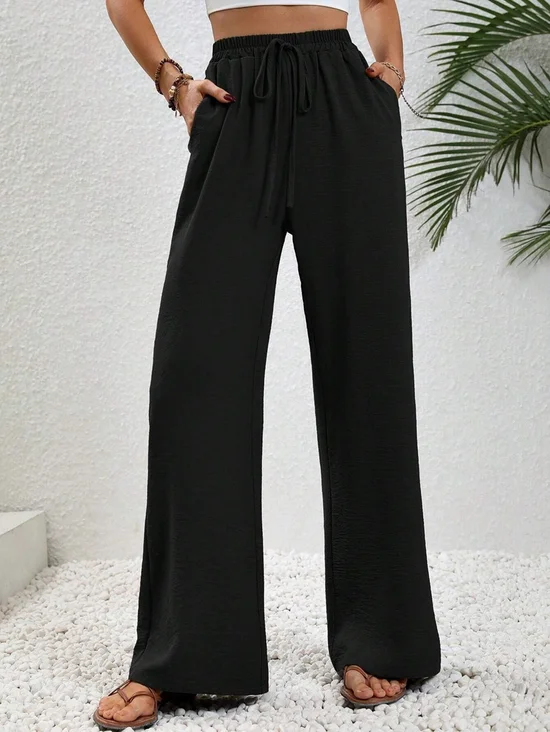 Casual Plain Sweatpants & Joggers