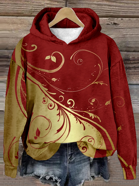 Zipper Casual Christmas Sweatshirt