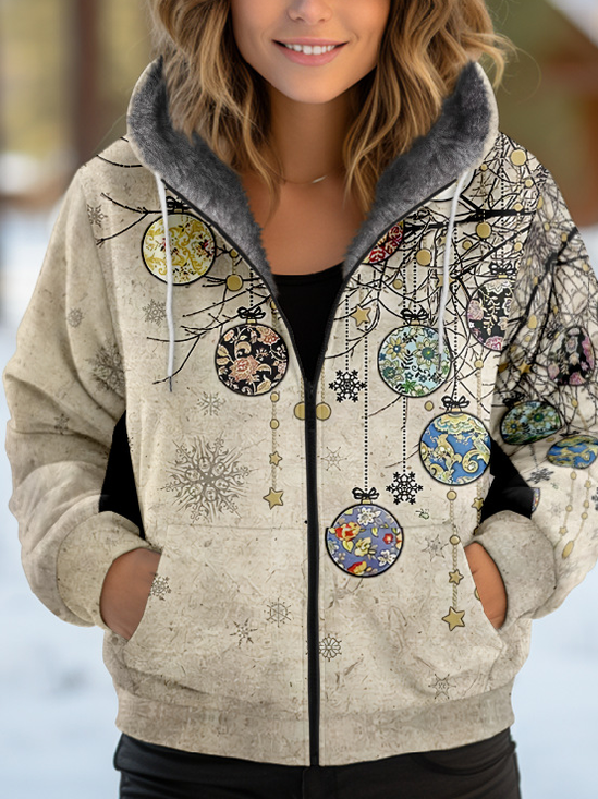 Hoodie Casual Christmas Jacket