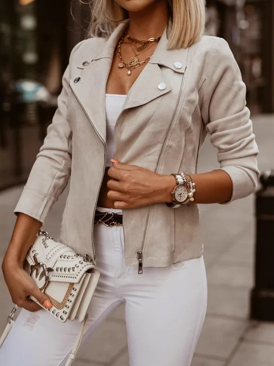 Plain Casual Jacket