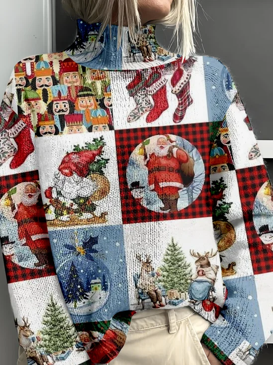 Casual Christmas Snowman Sweatshirt