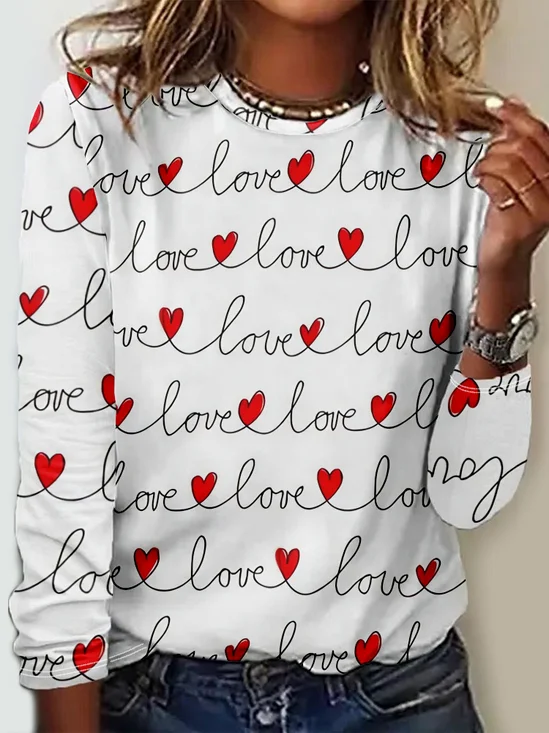 Jersey Casual Loose T-Shirt